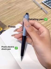1 Reusable Pen With Expandable Memo Pad, Made Of Plastic Material, A Multifunctional Writing Tool For Exams And Notes Taking