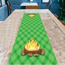 Exclusive Printed Table Runner Fabric Table Setting 1.35m X 0.35m - St. John's Bonfire - View 3