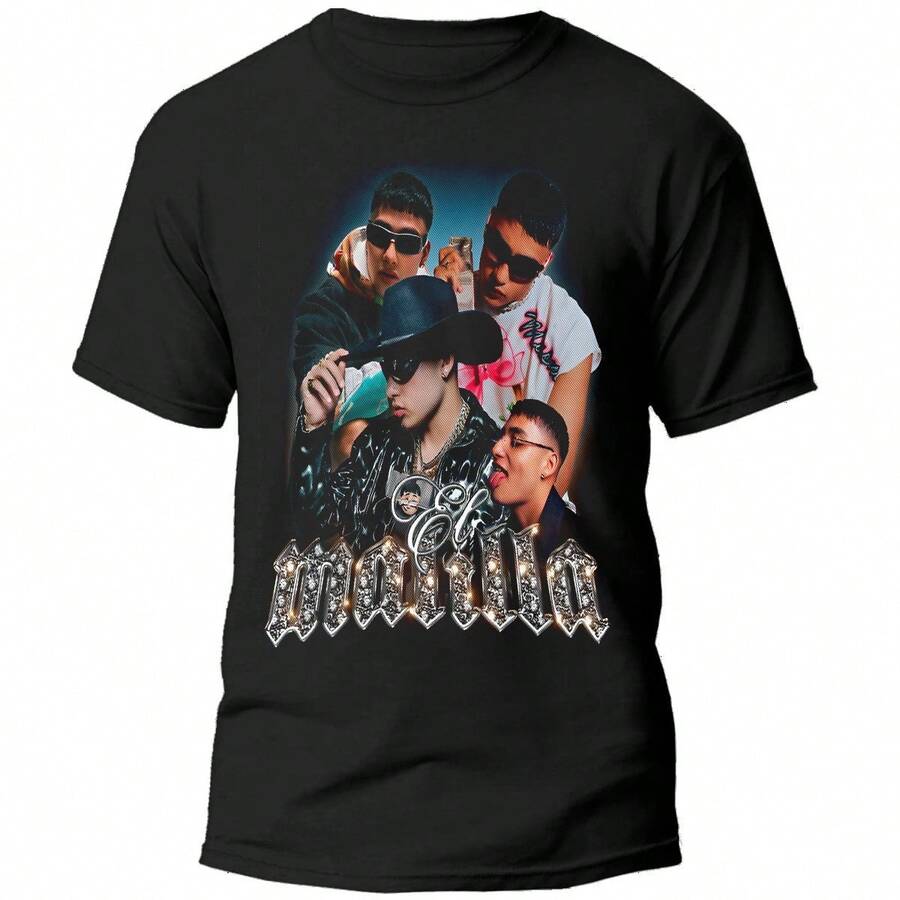 Playera Malilla - Siente el Flow 100% Algodón 11 - Negro - Ver 1