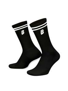 1/3/5 Pairs Back To School Quick-Dry Odor Control Antimicrobial Knit Fabric Socks - Multicolor - View 16