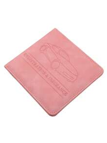 1pc Modern Style Car Registration & Insurance Card Holder - Wallet, Featuring Fashionable Car Pattern, Perfect For Storing Vehicle Documents And Travel Essentials, Travel Accessory | Minimalist Design, Car Accessories, Motorcycle License Plate Holder, Driver's License & Insurance Card Protector - Compact Short Multi-Functional Car And Motorcycle Document Organizer Pouch With Registration & Insurance Graphics - Multicolor - View 12