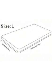 1件装春夏防水婴儿床垫保护套，柔软透气，可机洗，适用于婴儿床 - 彩色 - 查看 9