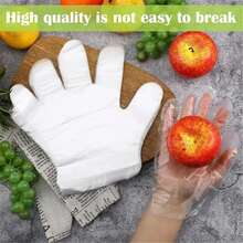 70/500pcs Plastic Gloves, Suitable For Cooking, Meal Prep, Kitchen Use, Barbecue, Cleaning, Restaurant Service And Crafts - Multicolor - View 3