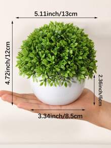 1 pieza/2 piezas Bonsái de Boj artificial, Hoja de Eucalipto artificial en miniatura, Macetas de plástico negro y blanco, Material PP/PE, Decoraciones de escritorio, Flores artificiales, Plantas de imitación, Decoración para fiestas al aire libre, Cumpleaños, Boda, Temporada de bodas, Decoración para la temporada de graduación, Hogar, Comedor, Sala de estar, Dormitorio, Decoración de jardín
