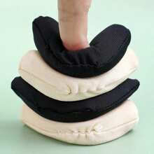 2 piezas Tapones para dedos de los pies con almohadilla de esponja Almohadilla antideslizante para tacones altos Almohadilla gruesa contra el dolor para hombres y mujeres Media talla adicional Almohadilla para los pies