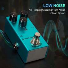 Crunch Distortion Electric Guitar Effects Pedal Mini Single Type DC 9V True Bypass - màu xanh lá - Xem 5