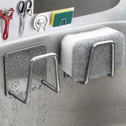 Suporte De Esponja Bucha Pia Aço Inox