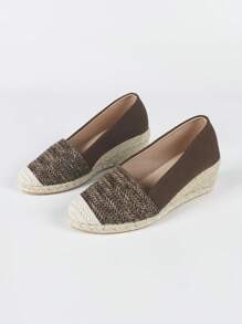 2025 New Arrival Women Thick Sole Slip-On Loafer, Fashion Platform Wedge Comfortable Round Toe Casual Shoes