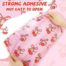 200 Pcs Pink Bow Poly Mailer 10x13 In Designer Shipping Mailers Heavy Duty Waterproof Self Adhesive Shipping Bags For Large Mailing Envelopes Bulk Tear Resistant Packaging Cherry Back To School - Cherry1 - View 6