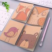 10pcs Cartoon Mini Pocket Notebook - Diary Journal