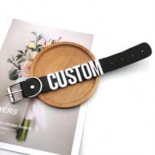 1件朋克风定制字母手镯，宽版PU皮革腕带，DIY个性化定制名字文字手部饰品，耐用、多彩、可爱、俏皮、趣味、卡哇伊、Y2K、时尚、男女通用、休闲、定制、个性化、独特、个性化，送给他的理想礼物，送给她的理想礼物，男友、女友、家人、朋友，女士发饰 - 彩色 - 查看 4