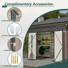 Garages, Canopies, & Carports - 8X4FT Brown - View 7