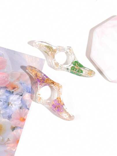 1pc Creative Plant Flower Thumb Bookend, Exquisite Thumb Book End For Study Desk Organization And Office Work, Cute Plant-Themed Book Support For Books, Notebooks, Albums, And Journals, Ideal Gift For Family And Friends, Teacher's Reward, Home Office Decor And Desk Accessory To Enhance Focus And Productivity, Premium Quality Display Piece