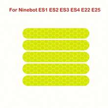 84毫米 X 15毫米 警告反光贴纸 适用于 Ninebot ES1 ES2 ES3 ES4 电动滑板车、装饰配件