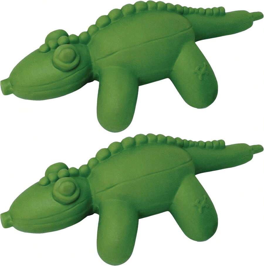 Outward Hound Latex Rubber Balloon Gator Squeaky Dog Toy, Large - màu xanh lá - Xem 1