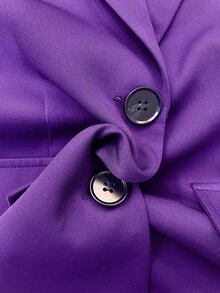 Women's Elegant Lightweight Commuting Single Button Blazer