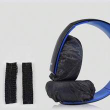 100 pezzi/sacchetto di copriauricolari monouso, copricapo in tessuto non tessuto, proteggi microfono da 8-12 cm, anti-sudore e anti-sporco, proteggi padiglioni auricolari