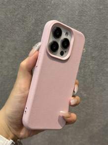 1 pieza Funda de teléfono protectora de TPU con cobertura total y patrón personalizado en rosa, compatible con los modelos de Apple 16/15/14/13/12/11/7/X