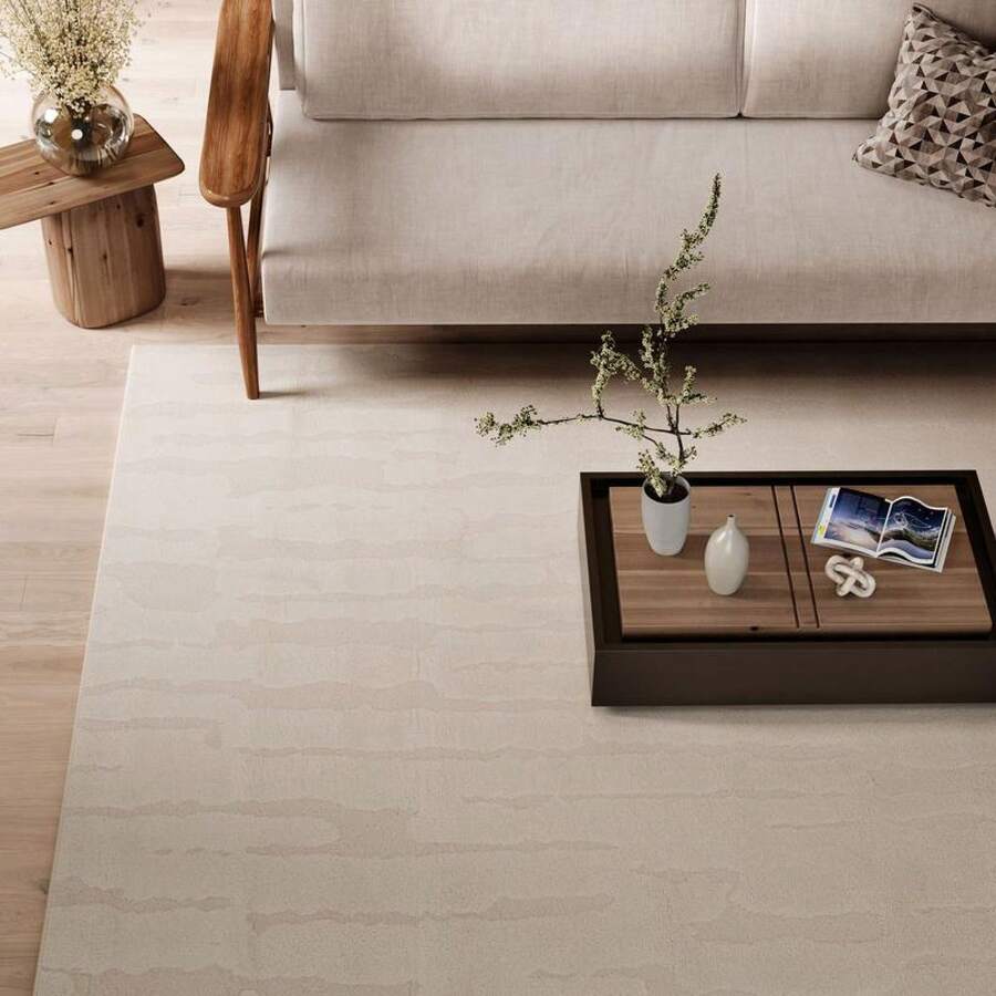 Soft Cream Boho Rug - Lana - 1 - View 1