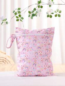 1PC Wet Dry Bags For Baby Cloth Diapers&Breast Pump Part Organizer For Swimsuit Wet Clothes - Multicolor - View 7