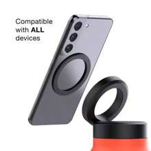 Magnetic Lid Sports Water Bottle, Large Capacity Vacuum Insulated Straw Cup For Cycling, Thermal Bottle