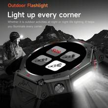 Hwagol 1,39 Zoll TFT Smartwatch mit Bluetooth Anruf/107 Sportmodi/Schlafverfolgung/Schrittzähler, Smartwatch mit Taschenrechner, GPS, anpassbarem Zifferblatt, kompatibel mit Android & iOS, 530mAh Akku, geeignet für Frauen & Männer