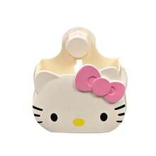 Sanrio 1pc Lovely Bathroom Shelf Rack, Wall-Mounted Vanity Organizer For Toothbrush, Toothpaste, Comb & Accessories Storage Back To School