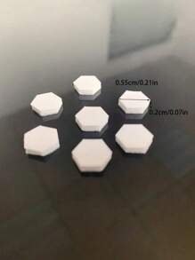 240/480/720 piezas Cinta adhesiva de espuma hexagonal gruesa y resistente de doble cara - Manualidades creativas DIY con adhesivo de alta viscosidad para tarjetas de hotel