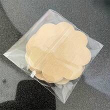 50/100 piezas Protectores de pezón desechables invisibles - Ultra delgados, transpirables, sin tejido, diseño anti-convexo, formas redondas y de flor para ropa interior sin costuras, moda y lencería femenina, ropa interior discreta, parches con forma de flores, material ultra - Multicolor - Ver 9