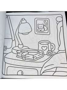 1pc COZYGURLHOMEBOOY :Coloring BookKidGraffitiPaintingBookFeaturingAdorableCreaturesPaintingBookMontessoriDrawingToysCreativeGiftEasyTo ColorWithThickLinesAboldandsimplecoloringbookforadultsandteens Featuring Plants Adult Colouring Book ,Gifts For Friends & Couples&Family Back To School,For Relaxation