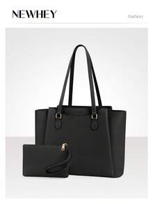 NEWHEY 女士笔记本电脑手提包 15.6 英寸防水皮革电脑包 适合商务办公