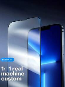 3片装高清钢化玻璃屏幕保护膜，兼容 16 Pro Max/16/16 Pro/16 Plus/14/15/14 Plus/14 Pro/14 Pro Max、13/13 Mini/13 Pro/13 Pro Max、12/12 Mini/12 Pro/12 Pro Max、11/11 Pro/11 Pro Max - 無色 - 查看 7