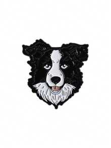 1pc Cute Pet Badge - Adorable Dog & Cat Head Design - Playful Animal Pin For Pet Lovers & Veterinary Students - Multicolor - View 10
