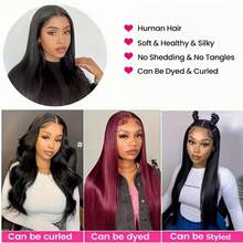 4 Bundles Human Hair Straight Unprocessed Virgin Brazilian Remy Hair Bundles Straight Weave Human Hair Raw Hair Bundles Natural Color For Women - Black - View 6