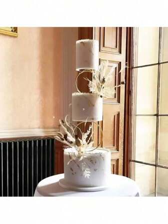 1 st rund hjärtformad smidesjärnstårta dessertbord tårtfat lager på lager tårtstöd bröllopstillbehör dekorativa dekorationer