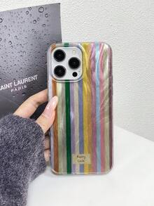 1 chiếc ốp lưng điện thoại chống rơi, sơn bóng, sọc nhiều màu sắc, thiết kế tối giản, tương thích với iPhone X, XR, XS Max, 11, 12, 13, 13 Pro, 13 Pro Max, 14 Pro Max, 15, 15 Pro, 15 Plus, 15 Pro Max, tương thích với iPhone 16, 16 Pro, 16 Plus, 16 Pro Max, tương thích với iPhone 17, tương thích với iPhone 17 Air, tương thích với iPhone 17 Pro, tương thích với iPhone 17 Pro Max, phiên bản quốc tế, không phải phiên bản nội địa. - Nhiều màu - Xem 3