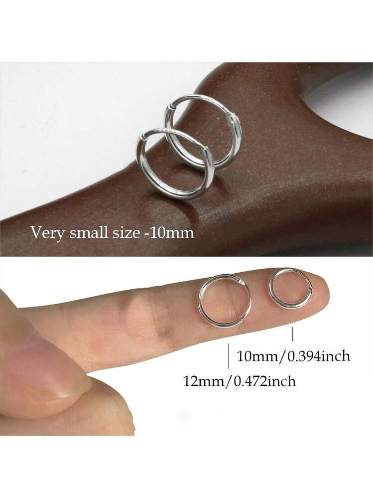 Orecchini SterlinX/orecchini a cerchio da donna in argento Sterling 925