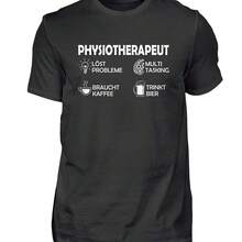 Camiseta Fisioterapeuta Resuelve Problemas Fisioterapeuta Profesión Diciendo Ideas De Regalos De Fisioterapia - Camiseta Hombre___220g High-Quality Pure Cotton T-Shirt With Minimalist Printing, Soft And Breathable Fabric, Comfortable And Loose, Suitable For All Day Wear, Suitable For Office Casual Wear, Spring And Summer Daily Appearance, Elegant And Youthful Design - Black - View 1