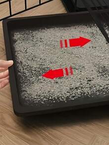 Chicken Cage With Easy-Clean Removable Tray, Secure Locking Door & Safety Wire Mesh - Easy Assembly For Ducks, Rabbits, Birds, Small Animal Enclosure - 黑色 - 查看 7