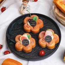 1/3pcs Realistic Faux Bread Food Model For Birthday Party Display, Home Decor, Baking Photography Prop (Handmade, Cannot Guarantee Exact Consistency) - Multicolor - View 2