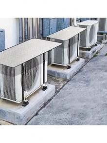 1/2pcs Air Conditioning Outdoor Unit Heat Insulation Pad, Appliance Box Sunshade Rain Snow Cover, Aluminum Foil Insulation A/C Sunscreen Cover