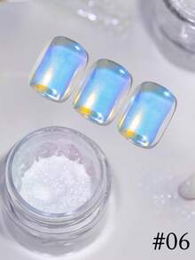 Polarized Glitter Nail Powder, Y2K Mirror Magic Powder, Fairy Aurora Moonlight Powder/Glitter, Summer Nail Art, Suitable For Women And Girls At Home, Work, Outdoor Travel, Gift Giving, Family DIY Nail Salon, Special Gift - Multicolor - View 15