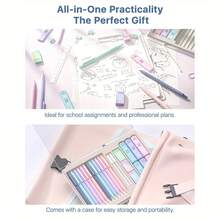 6支/12支装，单支装或29支装自动铅笔（0.5毫米和0.7毫米） - 美术和书写必备文具，办公用品，学习用品，返校季必备 - 彩色 - 查看 5