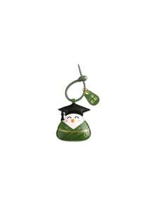 1 pieza Llavero compacto y lindo de gorra de graduación, colgante de mochila como regalo
