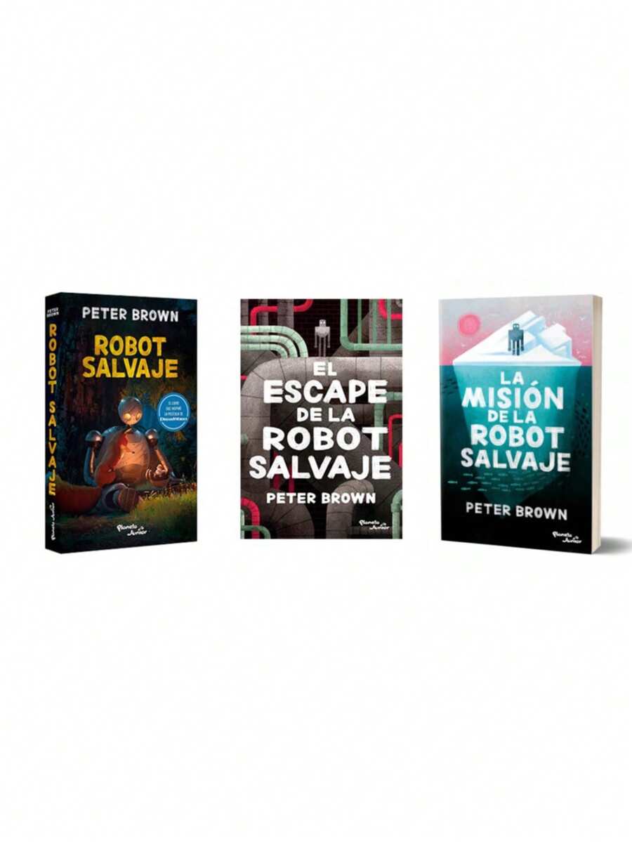COLECCIÓN ROBOT SALVAJE 1,2,3 Pasta Blanda - Libro único - Ver 1