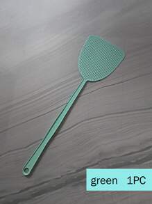 1/6/10 pezzi Accoppatore di mosche in plastica per uso domestico, robusto con manico lungo per zanzare estive, fascia elastica extra ampia con foro per appendere alla parete, spesso per uso manuale