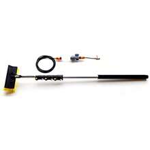 Water Fed Window Cleaning Pole 4 Mtrs13 Foot Long With Built In Squeegee Blade And Soap Dispenser Telescopic Hose Fed Gutters Conservatory Extendable Extended Brush Kit - Black,clear,yellow - View 3