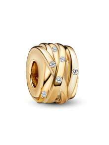 1件时尚闪亮锆石十字架吊坠珠子饰品，适合DIY手链、女士饰品、工艺品和学习用品 - 金色 - 查看 16