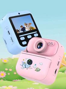 New Instant Camera Digital Camera, Mini Printing Camera Toy High Definition Printing Camera, Best Gift Choice For Christmas, Birthday, Graduation Season (Come With 1 Roll Of Printing Paper)