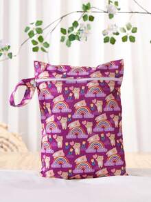 1PC Wet Dry Bags For Baby Cloth Diapers&Breast Pump Part Organizer For Swimsuit Wet Clothes - Multicolor - View 6